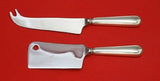 Fiddle Thread by Frank Smith Sterling Silver Cheese Serving Set 2 pc HHWS Custom