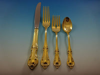 Joan of Arc Gold by International Sterling Silver Flatware Set Service Vermeil