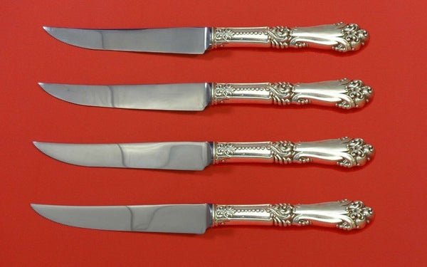 La Marquise by Reed & Barton Sterling Silver Steak Knife Set 4pc HHWS  Custom