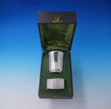 Christofle Silverplate Traveling Set 2pc Drinking Cup Napkin Ring in Box (#4984)