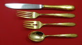Madeira Vermeil By Towle Sterling Silver Regular Size Place Setting(s) 4pc Gold