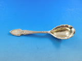 Broom Corn by Tiffany & Co. Sterling Silver Sugar Spoon Gold Washed Ruffled Edge