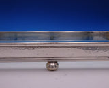 George Henckel Arts and Crafts Sterling Silver Glass Serving Tray #121H (#9035)