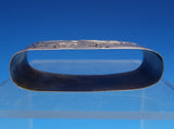 Portuguese .833 Silver Napkin Ring Set 6pc in Box w/ Tulips Butterflies (#9099)
