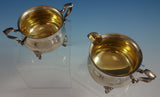 Georgian by Poole Sterling Silver Sugar and Creamer Set 2pc (#2541)