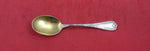 Rubans et Clochettes by Christofle Silverplate Ice Cream Spoon GW w/crest 4 7/8"