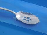 Autumn Leaves by Reed & Barton Sterling Silver Olive Spoon Pierced 5 5/8" Custom