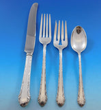 Chased Romantique by Alvin Sterling Silver Flatware Set for 6 Service 30 pcs