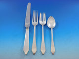 Clinton by Tiffany and Co Sterling Silver Flatware Set 12 Service 74 Pieces