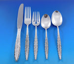 Floral Lace by Lunt Sterling Silver Flatware Set for 8 Service 43 pieces Unused