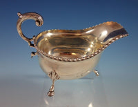 George Nathan & Ridley Hayes English Sterling Silver Gravy Boat Footed (#2390)