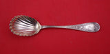 Pattern Unknown by Durgin Sterling Silver Preserve Spoon fluted 7"
