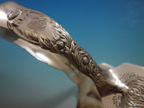 Chrysanthemum by Tiffany and Co Sterling Silver Asparagus Tongs Rounded Wide