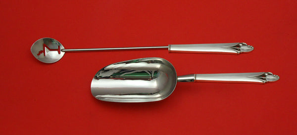 Woodlily by Frank Smith Sterling Silver Bar Set 2pc HHWS  Custom Made