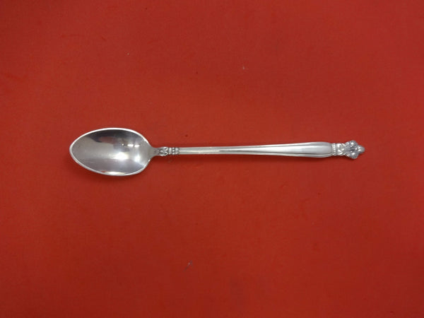 Silver Poppy by Lunt Sterling Silver Iced Tea Spoon 7 1/2"