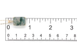 14k Yellow Gold 7.26 Carat Genuine Natural Moss Agate Pendant w/ Chain (#J7259)