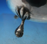 Italian .800 Silver Bowl Footed Handwrought 2" x 4 3/8" x 2 1/4" (#6824)