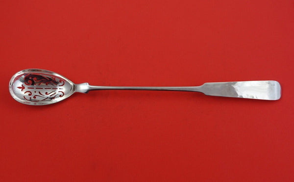 Chino by Porter Blanchard Sterling Silver Martini Spoon unusual pierced 12 1/2"