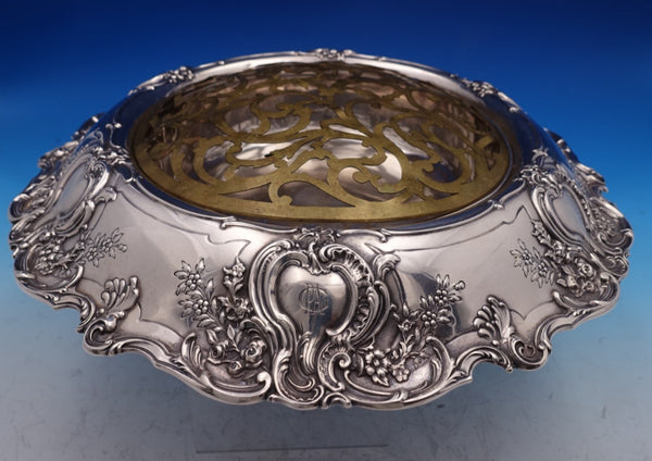 Florentine by Tiffany and Co Sterling Silver Flower Arranger Brass Frog (#8547)