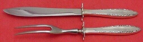 Lace Point by Lunt Sterling Silver Steak Carving Set 2pc
