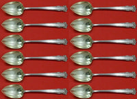 English Shell by Lunt Sterling Silver Grapefruit Sp Custom Set 12 pcs 6" Fluted