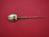 English Victorian Sterling Silver Coronation Spoon replica Vermeil 1902 9 7/8"