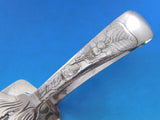 Lap Over Edge Acid Etched by Tiffany Sterling Silver Asparagus Server 7 3/4"