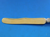 Lap Over Edge Acid Etched by Tiffany Sterling Dessert Knife GW HHAS w/ Grapes