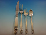 Royal Danish by International Sterling Silver Flatware Set Service 55 Pcs Dinner