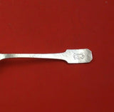 Norman Hammered by Shreve Sterling Silver Asparagus Fork w/ Bar Applied Mono "G"