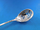 Georgian by Towle Sterling Silver Olive Spoon Pierced Original Long 8 1/4"