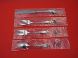 Orchid Elegance By Wallace Sterling Silver Regular Size Place Setting(s) 4pc New