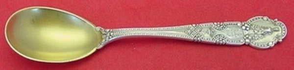 Renaissance by Tiffany and Co Sterling Egg Spoon Gold Washed Figural 4 3/4"