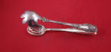 Marechal Niel By Durgin Sterling Silver Ice Tong w/ claw & pierced spoon 7"