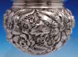 Repousse by Davis and Galt Sterling Silver Tea Caddy #6 3" x 3 1/4" (#9113)
