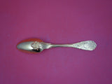 German Sterling by Various Makers Sterling Dinner Spoon vermeil w/ flowers 8"