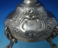 Louis XIV by Unknown German .800 Silver Candelabra Pair 3-Light c.1920 (#5483)