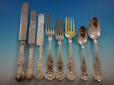 King by Dominick & Haff Sterling Silver Dinner Flatware Set 12 Service 100 Pcs