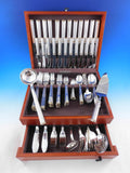 Triade Gold by Christofle France Silverplated Flatware Set Service 140 pc Dinner