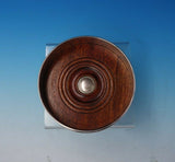 Beaded by LB Limited of London Sterling Silver Coaster Pair with Maple (#4994)