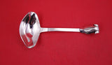 Danish Sterling by Various Makers Sterling Gravy Ladle curved leaf handle 6 3/4"