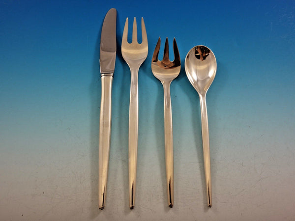 Tulip by Michelsen Sterling Silver Flatware Set Service 32 pc Mid Century Modern