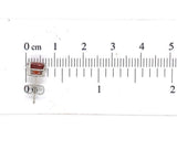 Platinum Genuine Natural Spessartine Garnet Stud Earrings 2.75cttw (#J6687)