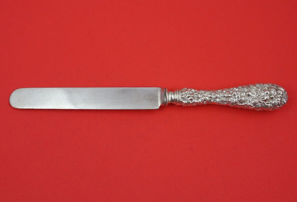 Rose by Stieff Sterling Silver Dinner Knife w/ Blunt Silverplate 9 5/8" Flatware