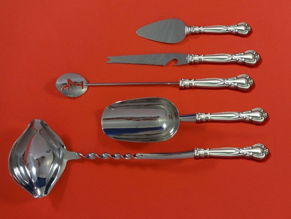 Chantilly by Gorham Sterling Silver Cocktail Party Bar Serving Set 5pc Custom
