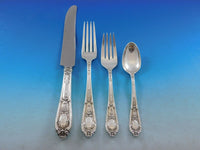 Fontaine by International Sterling Silver Flatware Service 12 Set 48 pcs