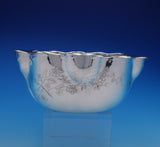Whiting Sterling Silver Fruit Bowl with Acid Etched Flowers #1543E (#3331)