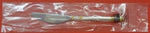 Aegean Weave Gold by Wallace Sterling Silver Butter Spreader HH 6 3/4" Vintage