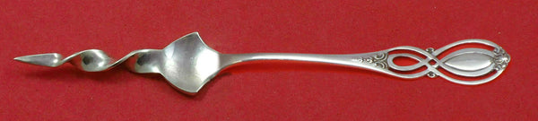 Chippendale Old by Alvin Sterling Silver Butter Pick Twisted 5 3/4" Custom Made
