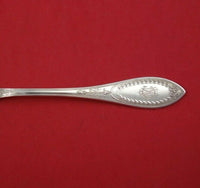 Bruckmann and Sohne German Sterling Silver Fish Fork Bright-Cut #390 7 1/8"